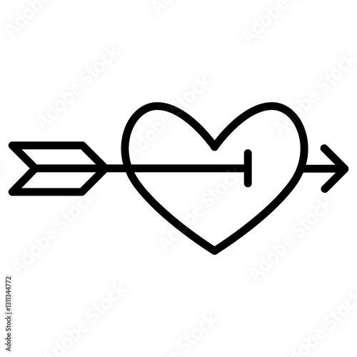 Heart Arrow Icon