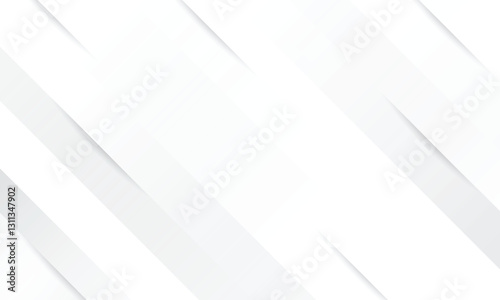 white and gray Abstract banner design background with diagonal geometric stripes for presentation design
