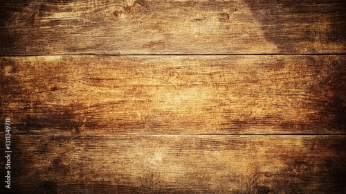 Three horizontal wood planks forming a warm textured backdrop surface