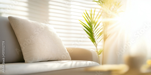 Tranquil Therapy Office Experience Lomodius Soft Beige Couch Bright Environment Cozy Viewpoint Healing Concept for Mental Wellness