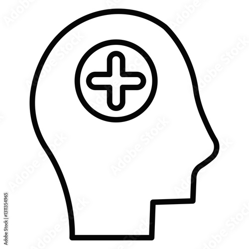 Mental Health Nurse Icon