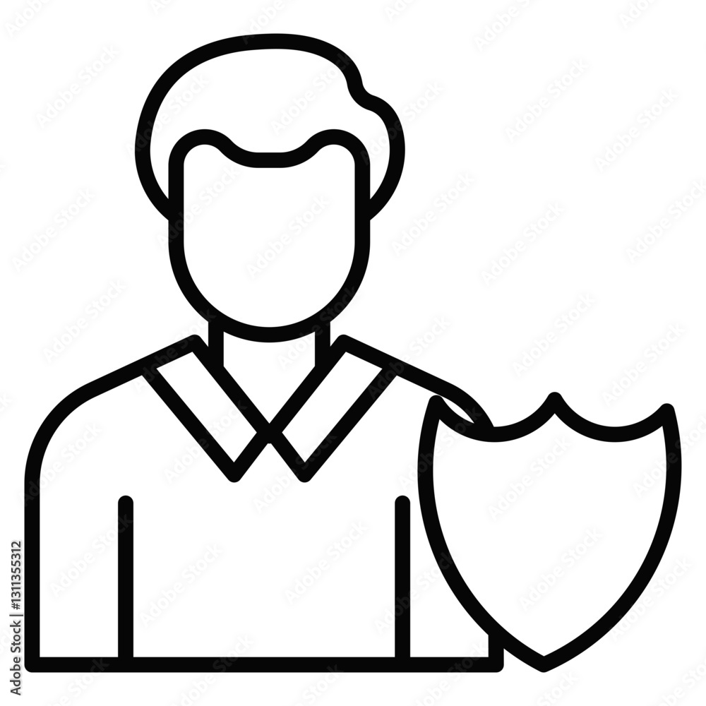 Protective Visor Icon Protective Visor Icon