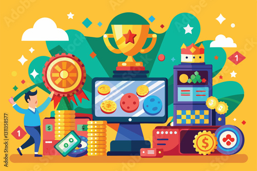 Engage in thrilling gaming activities to achieve jackpot payouts in a vibrant setting filled with rewards, play games and get jackpot money