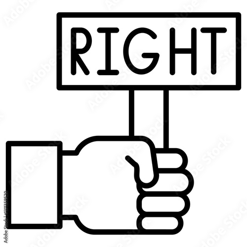 Right To Object Icon