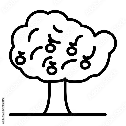 Apple Tree Icon