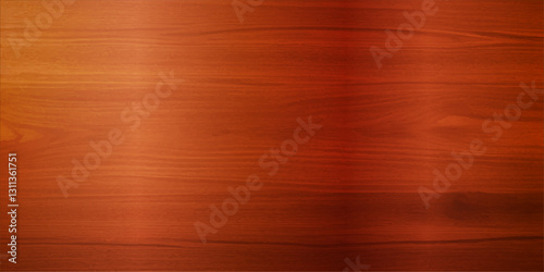 "High Gloss Brown Lacquered Wood Planks, Highlighting Their Polished Surface and Rich Deep Brown Color, While Showcasing Natural Grain Detail for a Luxurious and Retro Look"
