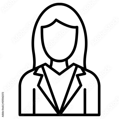 Assistant Woman Icon