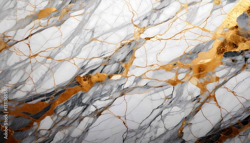 A tree covered in snow stands in the autumn forest with branches reaching toward the sky