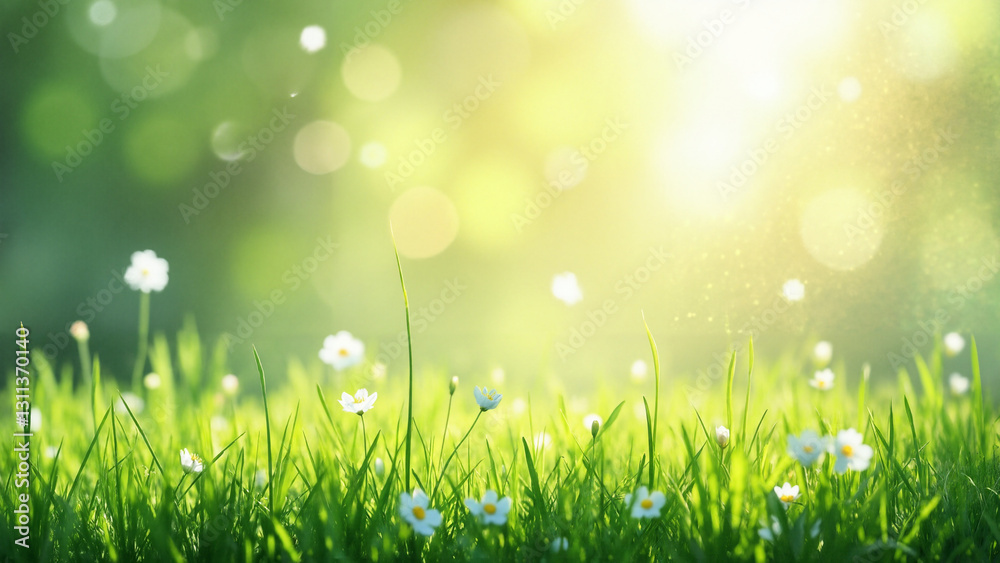 Vibrant Abstract Spring Background for Marketing, Perfect for Easter Promotions and Nature-Themed Campaigns Vibrant Abstract Spring Background for Marketing, Perfect for Easter Promotions and Nature-Themed Campaigns