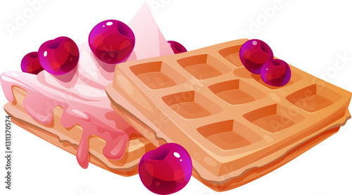 Belgian Waffles Clipart