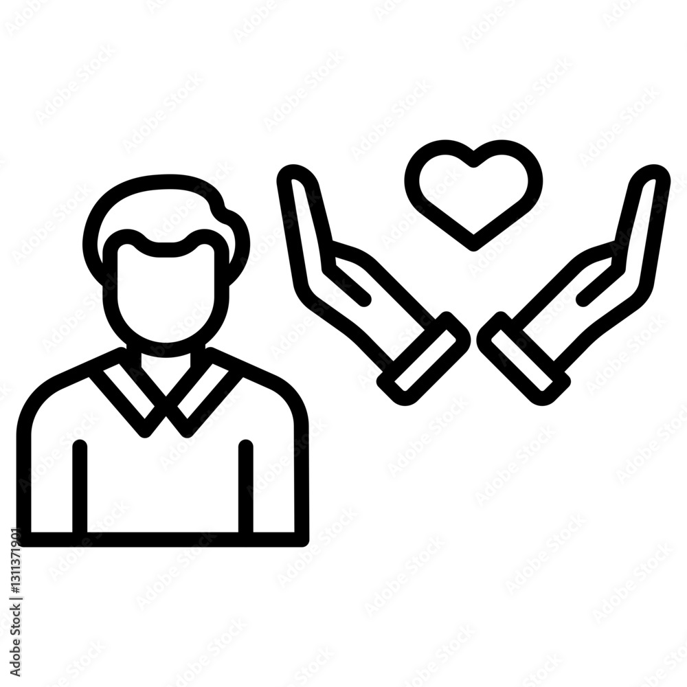 Obraz premium Gratitude Icon
