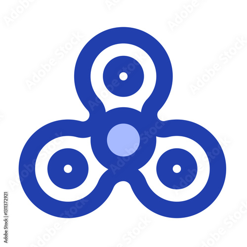 spinner blue style