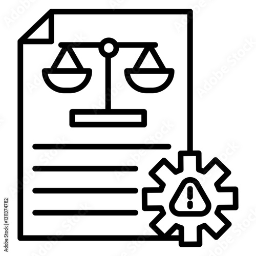 Legal Risk Management Icon