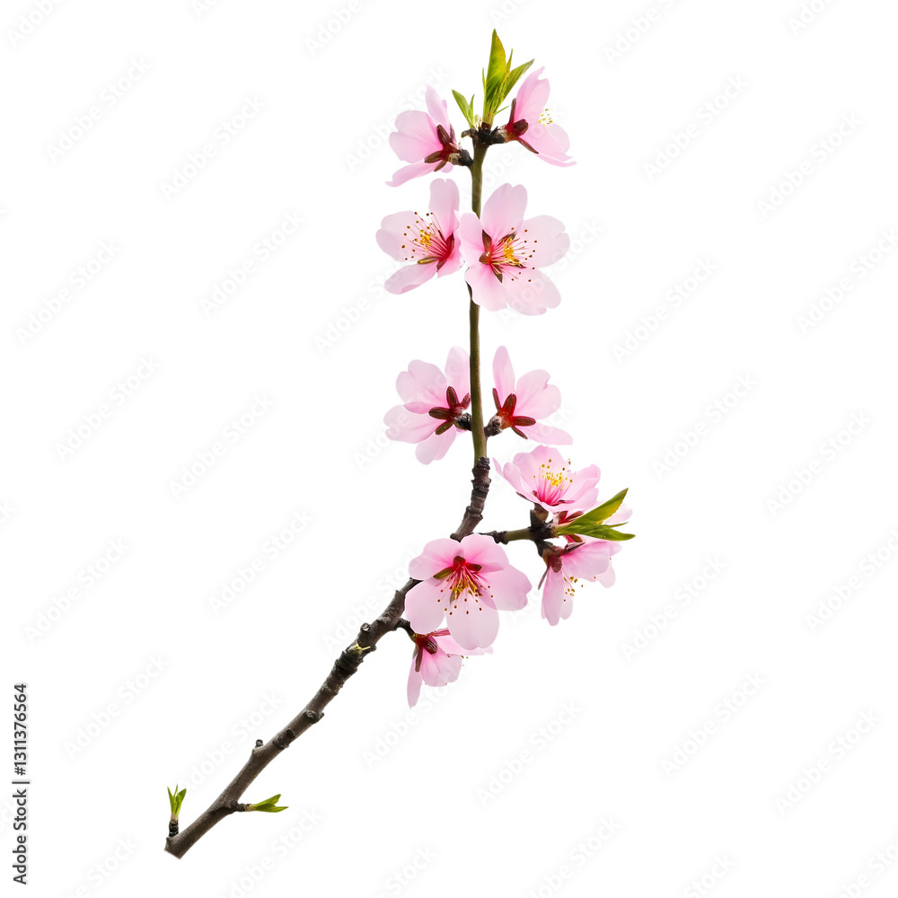 Beautiful sakura flowers isolated Translucent Background Beautiful sakura flowers isolated Translucent Background