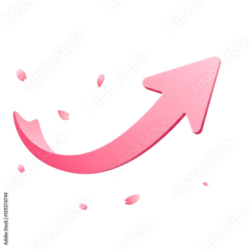 Beautiful sakura colored Pink Arrows 