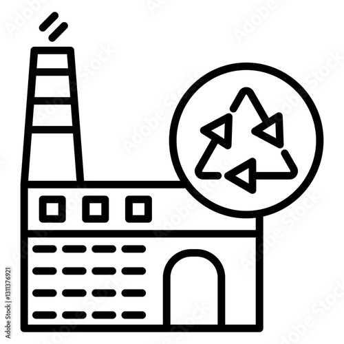 Recycling Center Icon