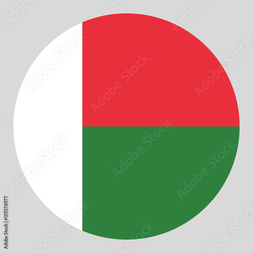 Free Download National flag of the Republic of Madagascar. Madagascar flag. Vector illustration.  - GFXLoad