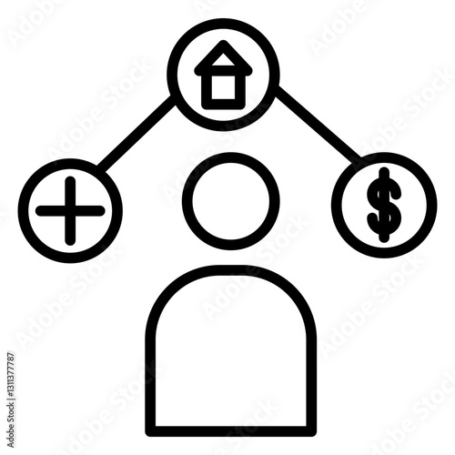 Resource Allocation Icon