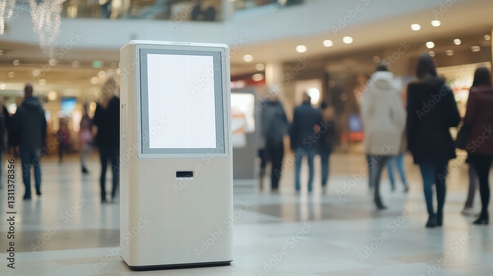 Digital Display in Shopping Mall: A sleek digital display stands prominently in a bustling shopping mall, capturing attention with its blank screen, offering a glimpse into the world of modern retail. Digital Display in Shopping Mall: A sleek digital display stands prominently in a bustling shopping mall, capturing attention with its blank screen, offering a glimpse into the world of modern retail.