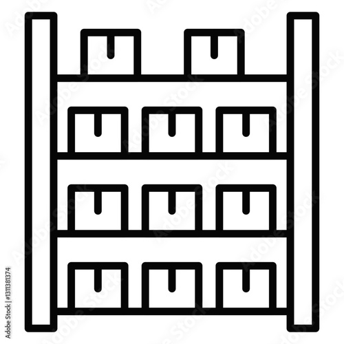 Storage Rack Icon