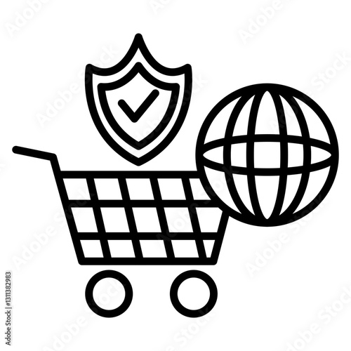 Safe E commerce Icon