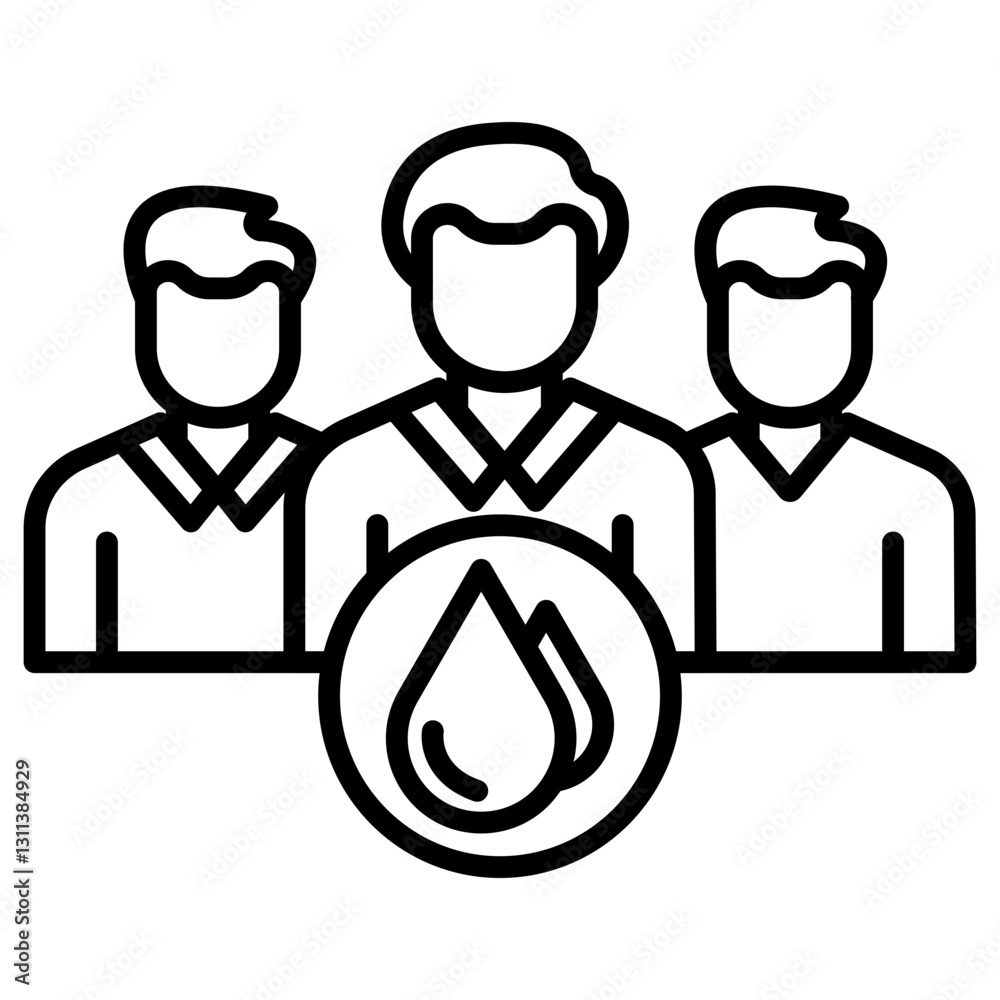 Water Access Icon Water Access Icon
