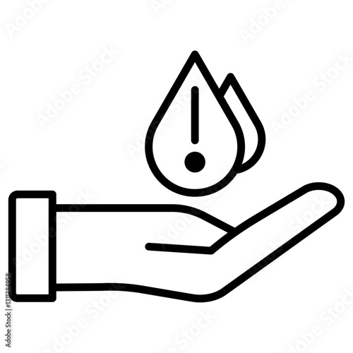 Water Crisis Icon