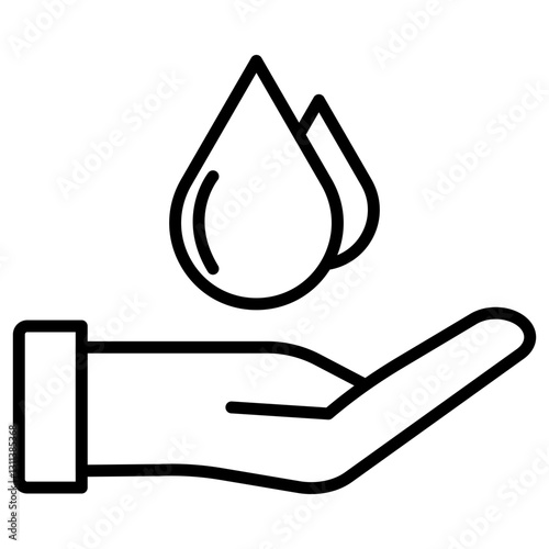 Water Scarcity Icon