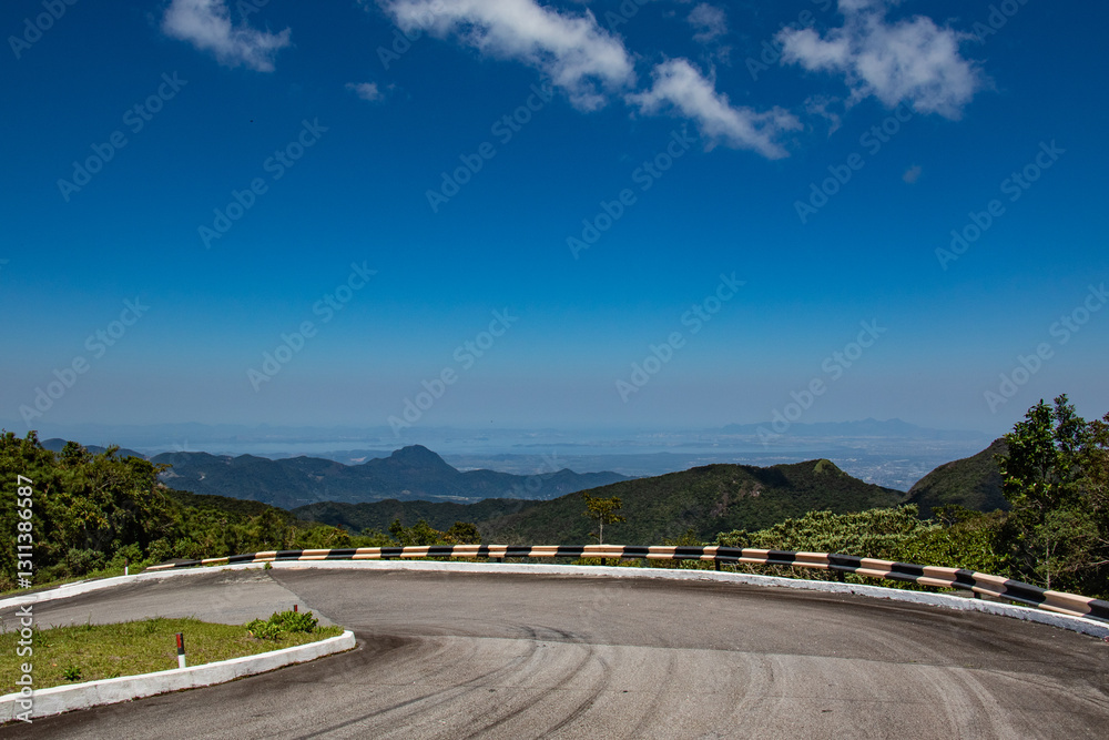 Naklejka premium curve and amazing view