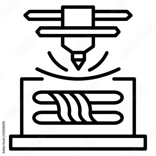 Fused Filament Fabrication Icon