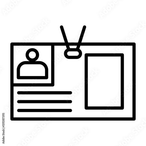 Employee Badge Icon