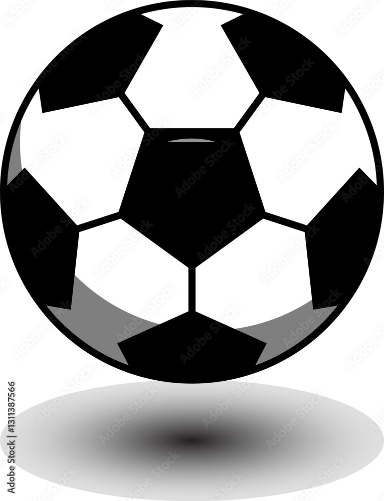 Fototapeta premium Simple Sport Ball Graphic for Web and Print