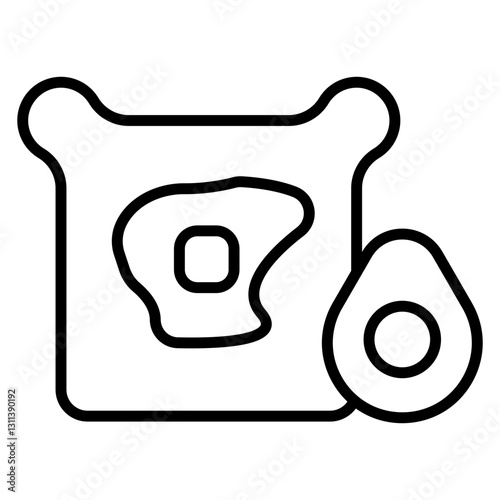 Avocado Toast Icon