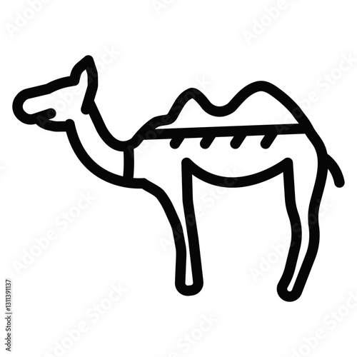 Camel Caravan Icon