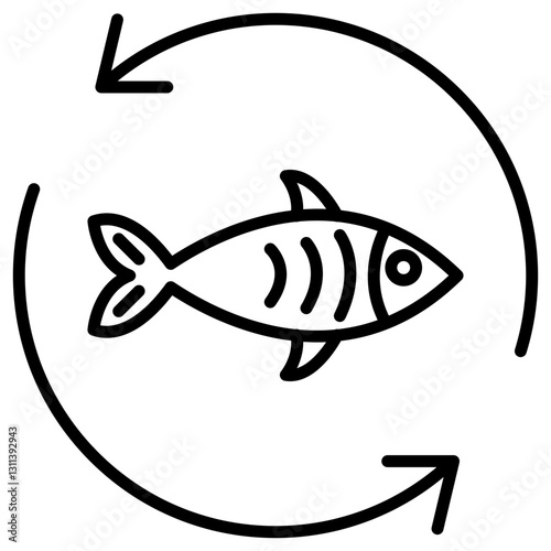Sustainable Fishing Icon