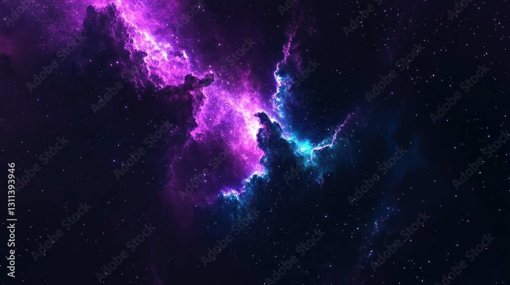 Fototapeta premium Cosmic Nebulae in Deep Space (1)