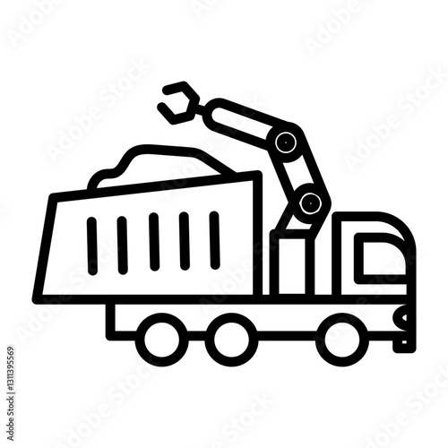 Grapple Truck Icon