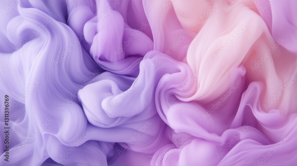 Obraz premium A macro shot of ink drops swirling in water, forming abstract and mesmerizing patterns