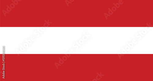Free Download The flag of Austria. Flag icon. Standard color. Standard size. A rectangular flag. Computer illustration. Digital illustration. Vector illustration. - GFXLoad