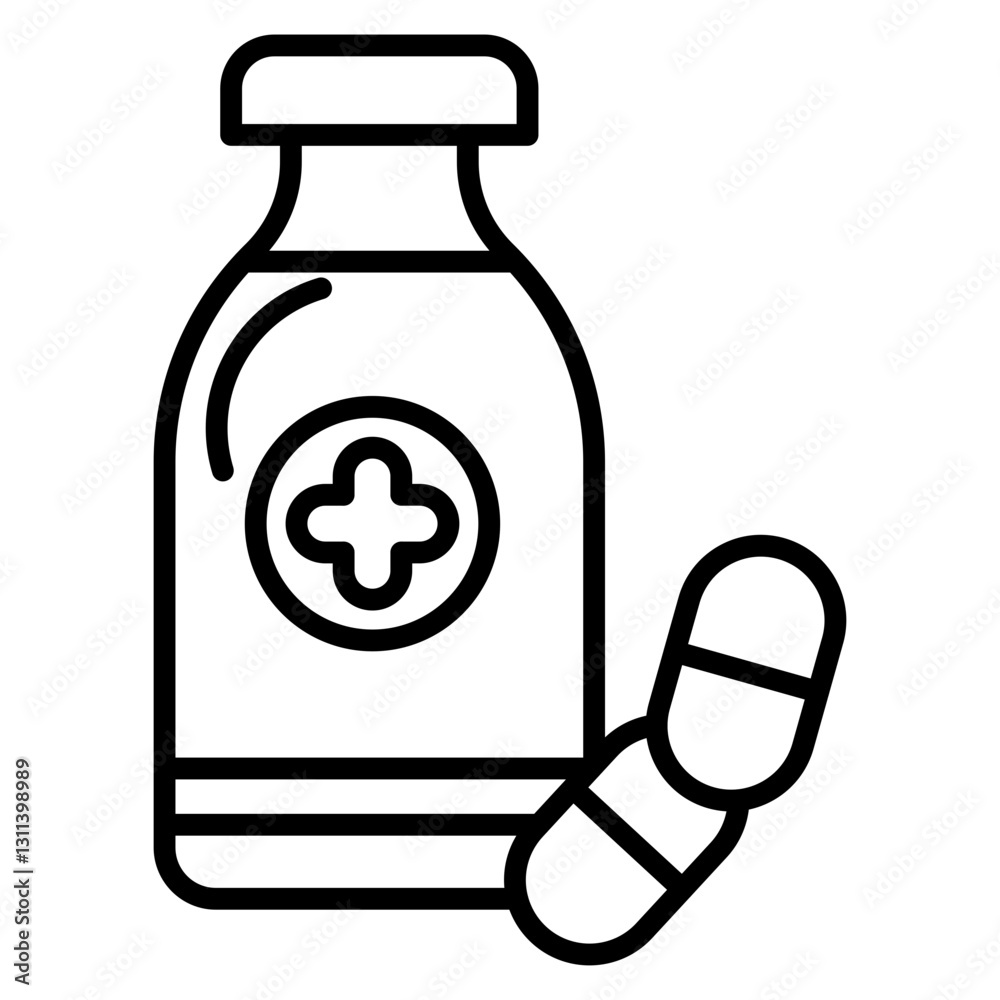 Fototapeta premium Medication Icon