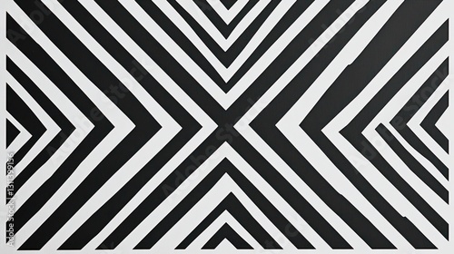 Abstract black and white geometric pattern
