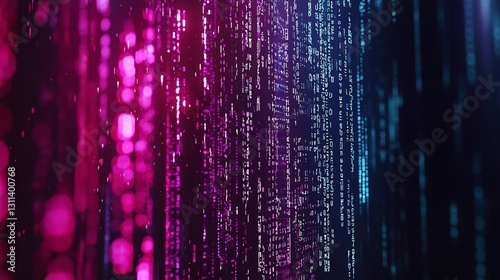 information records processing, dynamic system flow, glowing streams of data, synchronized AI themes, holographic effects, abstract digital streams, vibrant lighting tones, smooth textures,