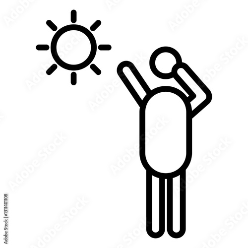 Sun Exposure Icon