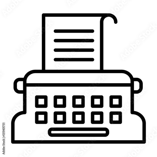 Typewriter Icon