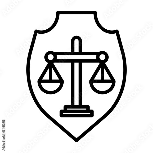 Legal Shield Icon