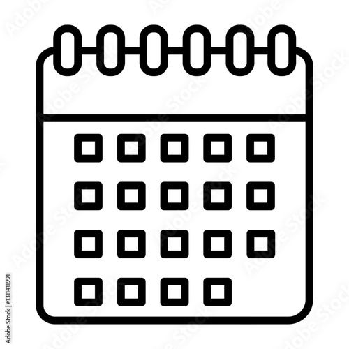 Running Calendar Icon