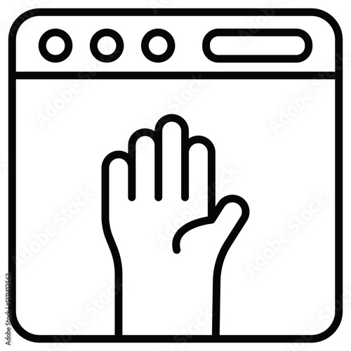 Raise Hand Icon