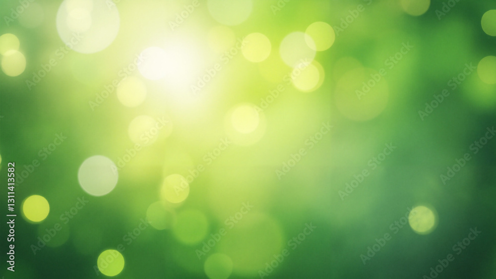 Vibrant Abstract Spring Background with Green Bokeh Lights for Easter Marketing and Seasonal Promotions Vibrant Abstract Spring Background with Green Bokeh Lights for Easter Marketing and Seasonal Promotions