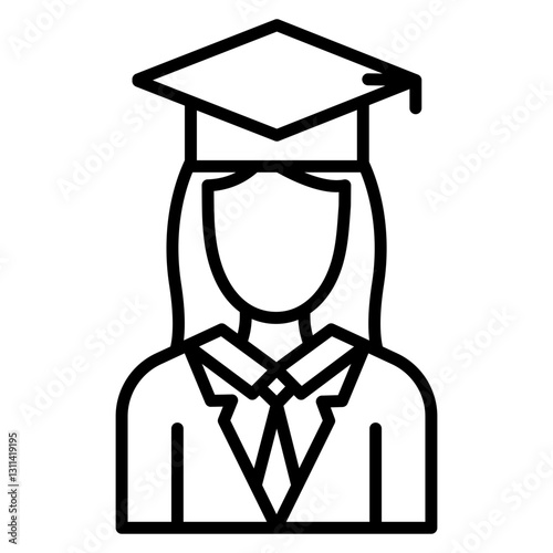 Scholar Female Icon