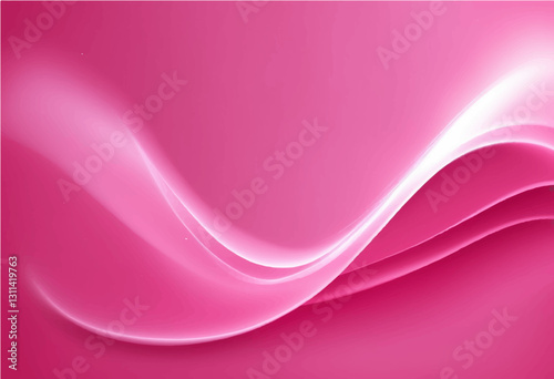 Abstract Pink background with simply curve lighting element vector
